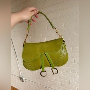 Vintage Dior Double Saddle